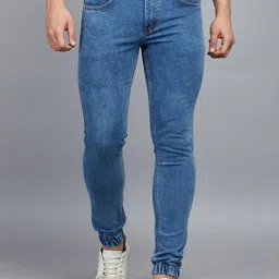 STUDIO NEXX Men Jogger Mid-Rise Clean Look Stretchable Jeans-picture-35