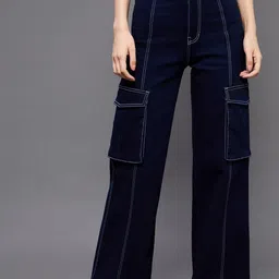 Miss Chase Women Wide Leg High-Rise Stretchable Jeans-picture-33