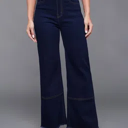 Miss Chase Women Wide Leg High-Rise Stretchable Jeans-picture-35