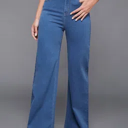Miss Chase Women Wide Leg High-Rise Stretchable Jeans-image-26