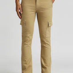 Pepe Jeans Men Straight Fit Mid-Rise Clean Look Cargo Style Stretchable Jeans-picture-32