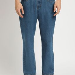 THE BEAR HOUSE Men Solid Mid Rise Straight Fit Jean-picture-36
