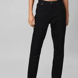 ONLY Women Black Straight Fit High-Rise Jeans-picture-19