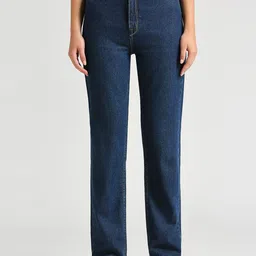 Pepe Jeans Women Straight Fit Clean Look High-Rise Cotton Jeans-picture-17