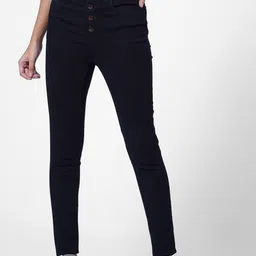 ONLY Women Black Skinny Fit Jeans image 1