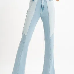 FREAKINS Women Bootcut High Rise Clean Look Jeans-picture-1