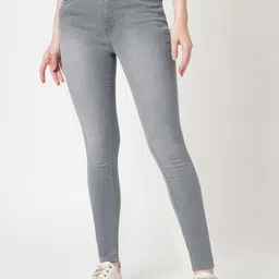 Kraus Jeans Women Skinny Fit High-Rise Light Fade Jeans-picture-20