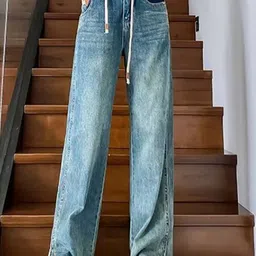 StyleCast x Revolte Women Relaxed Fit Light Fade Jeans-picture-25