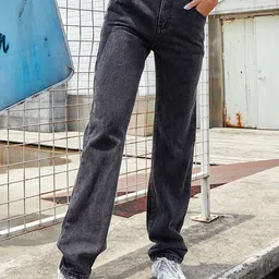 StyleCast Women Blue Mildly Distressed Light Fade Jeans-picture-10