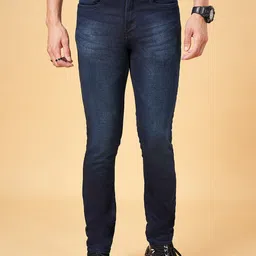 SF JEANS by Pantaloons Men Slim Fit Light Fade Meduim Shade Cotton Jeans-picture-34