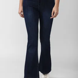 Van Heusen Woman Women Navy Blue Bootcut Light Fade Jeans-image-59