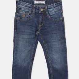 U.S. Polo Assn. Boys Blue Slim Fit Light Fade Jeans-picture-43