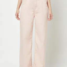 Crimsoune Club Women Straight Fit Mid Rise Stretchable Wide Leg Jeans-image-79