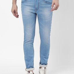 AD By Arvind Men Blue Skinny Fit Heavy Fade Jeans-picture-1