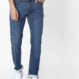 Celio Men Blue Slim Fit Mid-Rise Clean Look Stretchable Jeans-picture-10