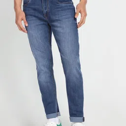 Flying Machine Heavy Fade Mid-Rise Tapered Fit Jeans-picture-14