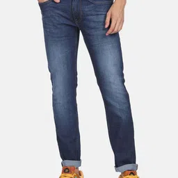 Flying Machine Men Tapered Fit Clean Look Light Fade Jeans-picture-46