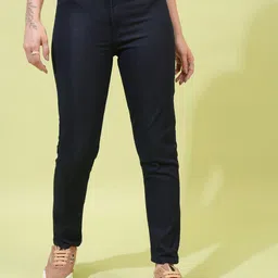 Tokyo Talkies Women Blue Skinny Fit High-Rise Stretchable Jeans-image-27