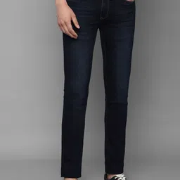 Louis Philippe Jeans Men Navy Blue Slim Fit Jeans-picture-43