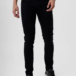 WROGN Men Black Tapered Fit Jeans image 1