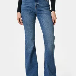 Koton Women Bootcut Mid Rise Clean Look Stretchable Jeans-picture-28