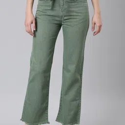 SHOWOFF Women Jean Straight Fit Mid-Rise Cotton Jeans-image-23