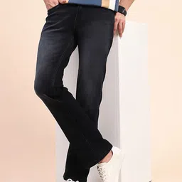 CAMLA Men Slim Fit Mid Rise Clean Look Stretchable Jeans-picture-13
