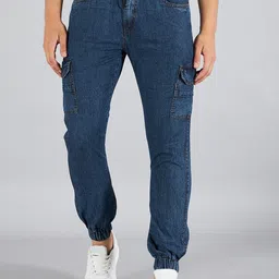 STUDIO NEXX Men Mid-Rise Clean Look Cotton Jogger Jeans-picture-37