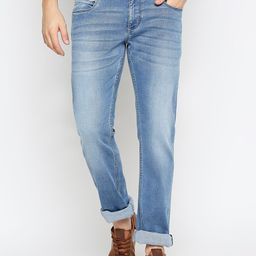 Basics Men Slim Fit Low-Rise Heavy Fade Stretchable Cotton Jeans-image-103