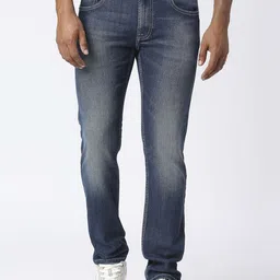 Pepe Jeans Men Blue Tapered Fit Low-Rise Heavy Fade Jeans-picture-34