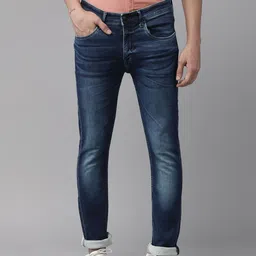 u.s. polo assn. denim co. U S Polo Assn Denim Co Men Blue Skinny Fit Mid-Rise Heavy Fade Jeans-picture-18