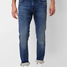 SPYKAR Men Mid-Rise Clean Look Heavy Fade Jeans-picture-22
