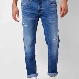 SPYKAR Men Mildly Distressed Heavy Fade Cotton  Jeans-picture-25