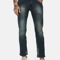 U.S. Polo Assn. Denim Co. Men Blue Heavy Fade Stretchable Jeans-picture-22
