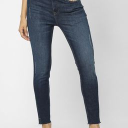 ONLY Women Blue Skinny Fit High-Rise Low Distress Heavy Fade Jeans-picture-37