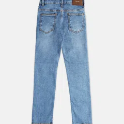 Pantaloons Junior Boys Straight Fit Low Distress Light Fade Jeans image 2