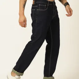 HERE&NOW Men Smart Slim Fit Clean Look Stretchable Jeans image 5