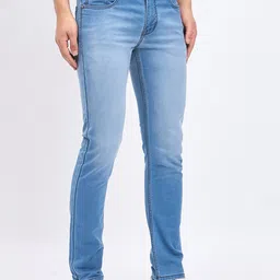 Duke Men Slim Fit Light Fade Stretchable Jeans image 4