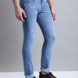 Cantabil Men Comfort Heavy Fade Jeans image 5
