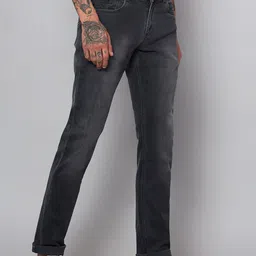 Cantabil Men Comfort Light Fade Clean Look Cotton Stretchable Jeans image 5