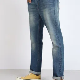 Lee Men Slim Fit Heavy Fade Stretchable Cotton Regular Jeans image 3