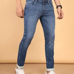 Wrangler Men Skanders Clean Look Slim Fit Low-Rise Jeans-picture-16