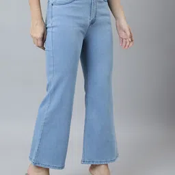 GUTI Women Flared High-Rise Stretchable Jeans image 2