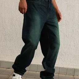 Hubberholme Men Straight Fit Pure Cotton Light Fade Jeans image 5