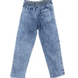 CREMLIN CLOTHING Girls Blue Embroidered Heavy Fade Jeans image 2