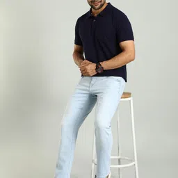 Indian Terrain Men Kruger Skinny Fit Clean Look Stretchable Jeans image 5