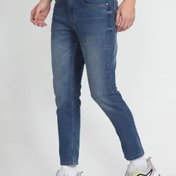 Flying Machine Men Tapered Fit Light Fade Clean Look Stretchable Jeans image 4