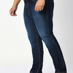 ZUSH Men Plus Size Comfort Light Fade Stretchable Jeans image 4