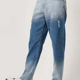 Llak Jeans Men Low Distress Heavy Fade Stretchable Jeans image 3