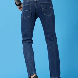 Mast & Harbour Men Carrot Slim Fit Clean Look Stretchable Jeans image 3